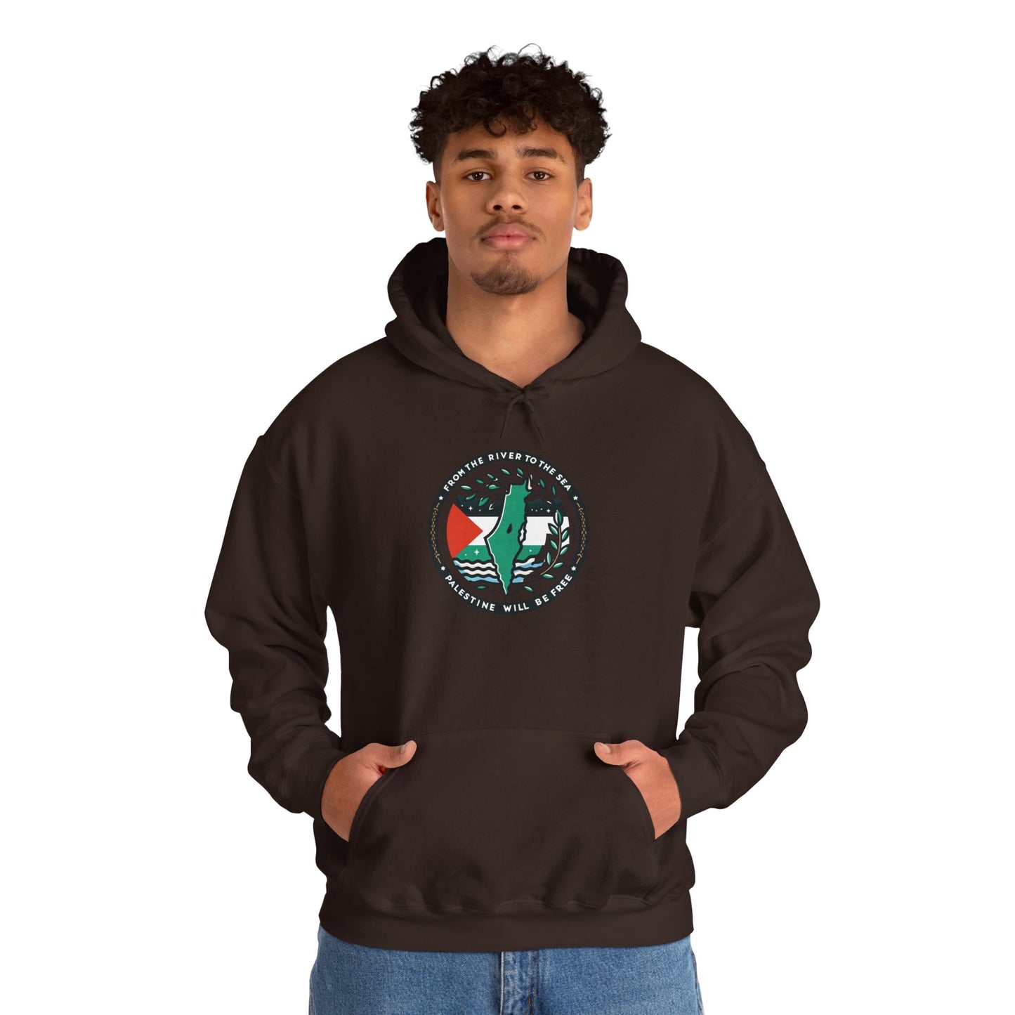 Olive Branch Outfits Logo Hoodie | Palestine Solidarity Apparel