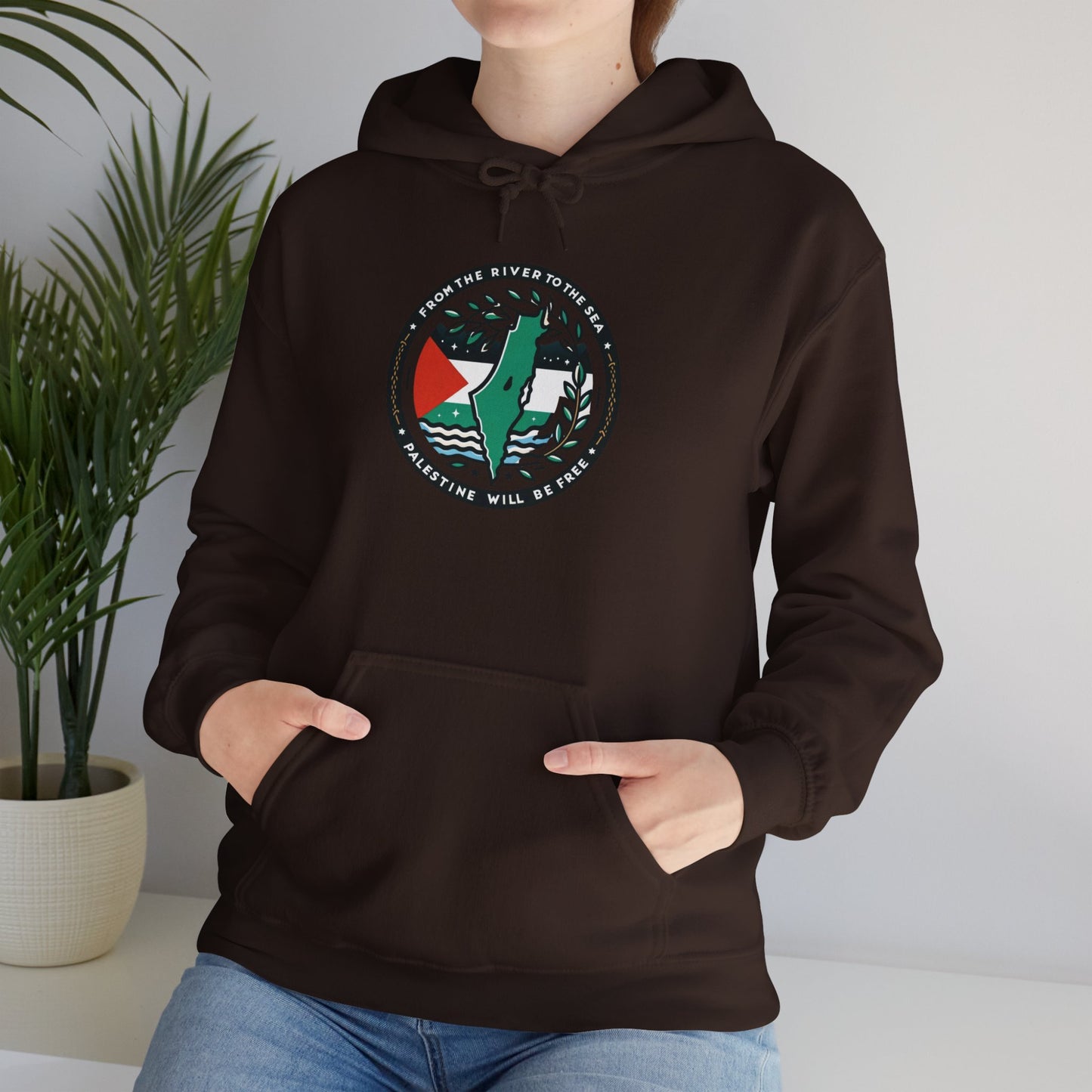 Olive Branch Outfits Logo Hoodie | Palestine Solidarity Apparel