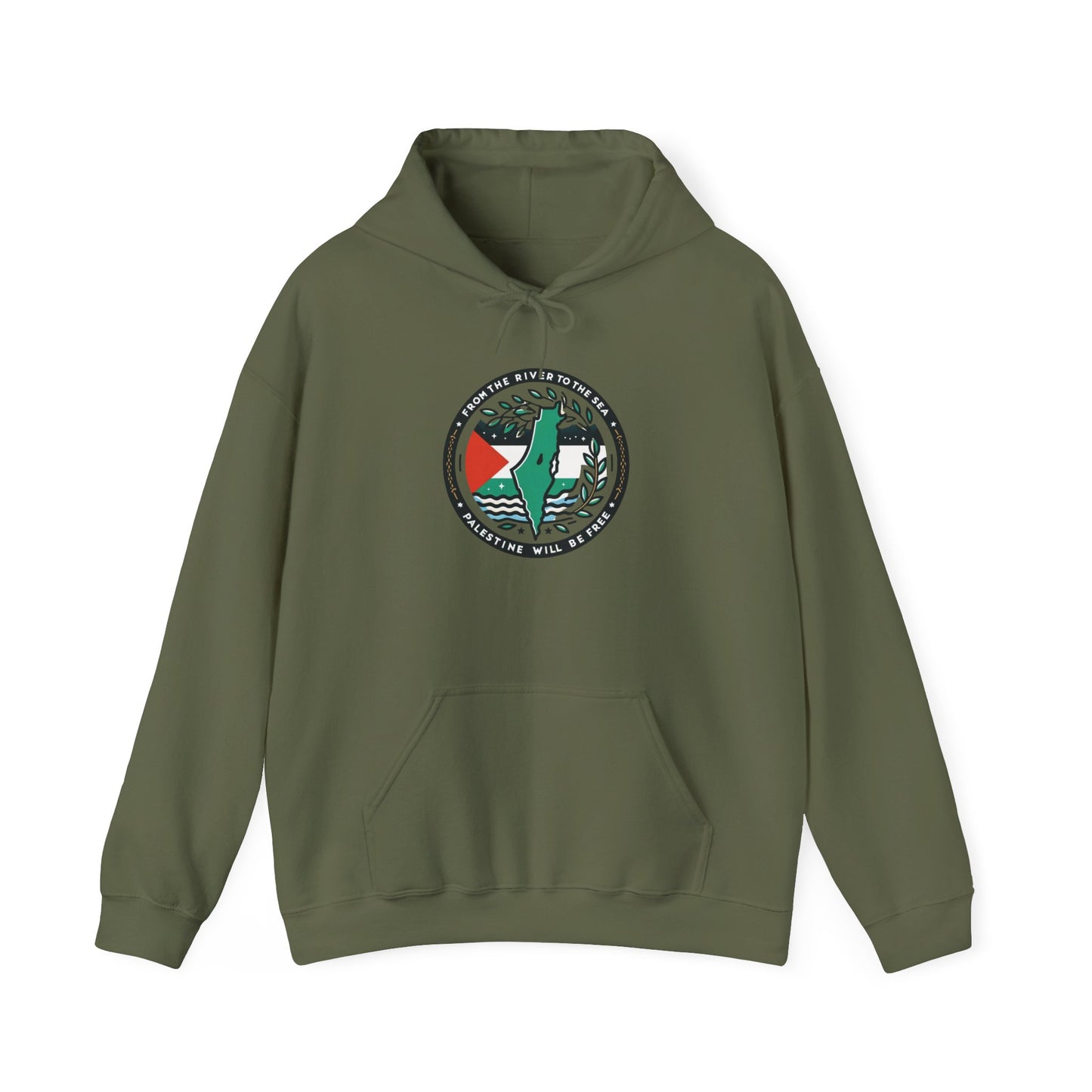 Olive Branch Outfits Logo Hoodie | Palestine Solidarity Apparel