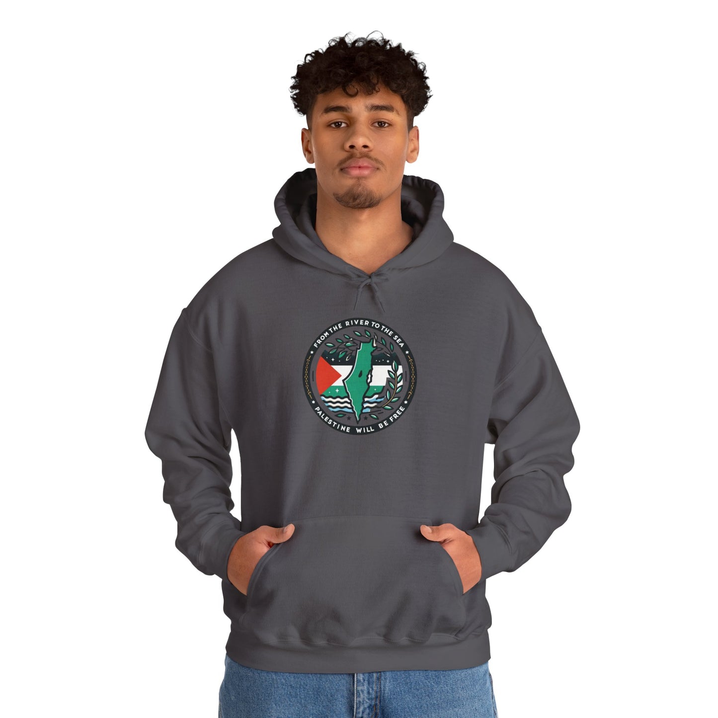 Olive Branch Outfits Logo Hoodie | Palestine Solidarity Apparel