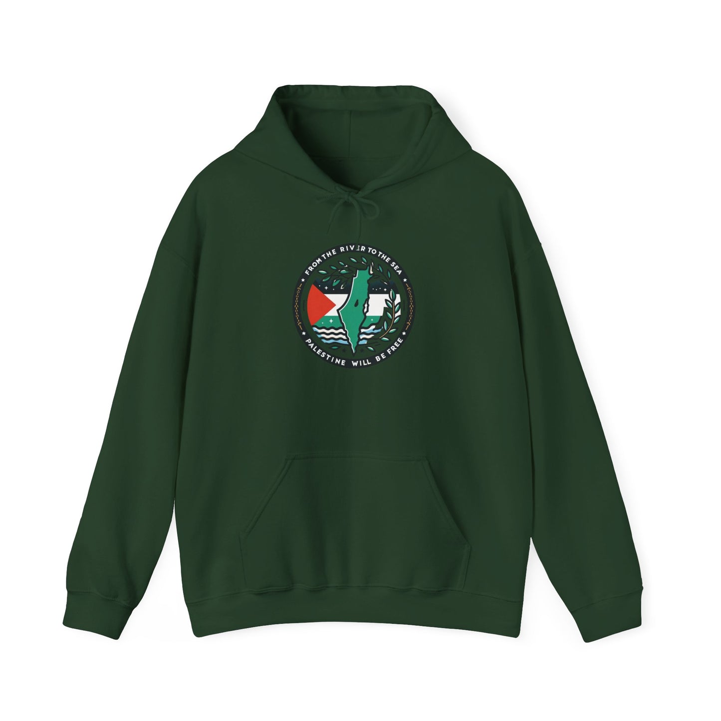 Olive Branch Outfits Logo Hoodie | Palestine Solidarity Apparel