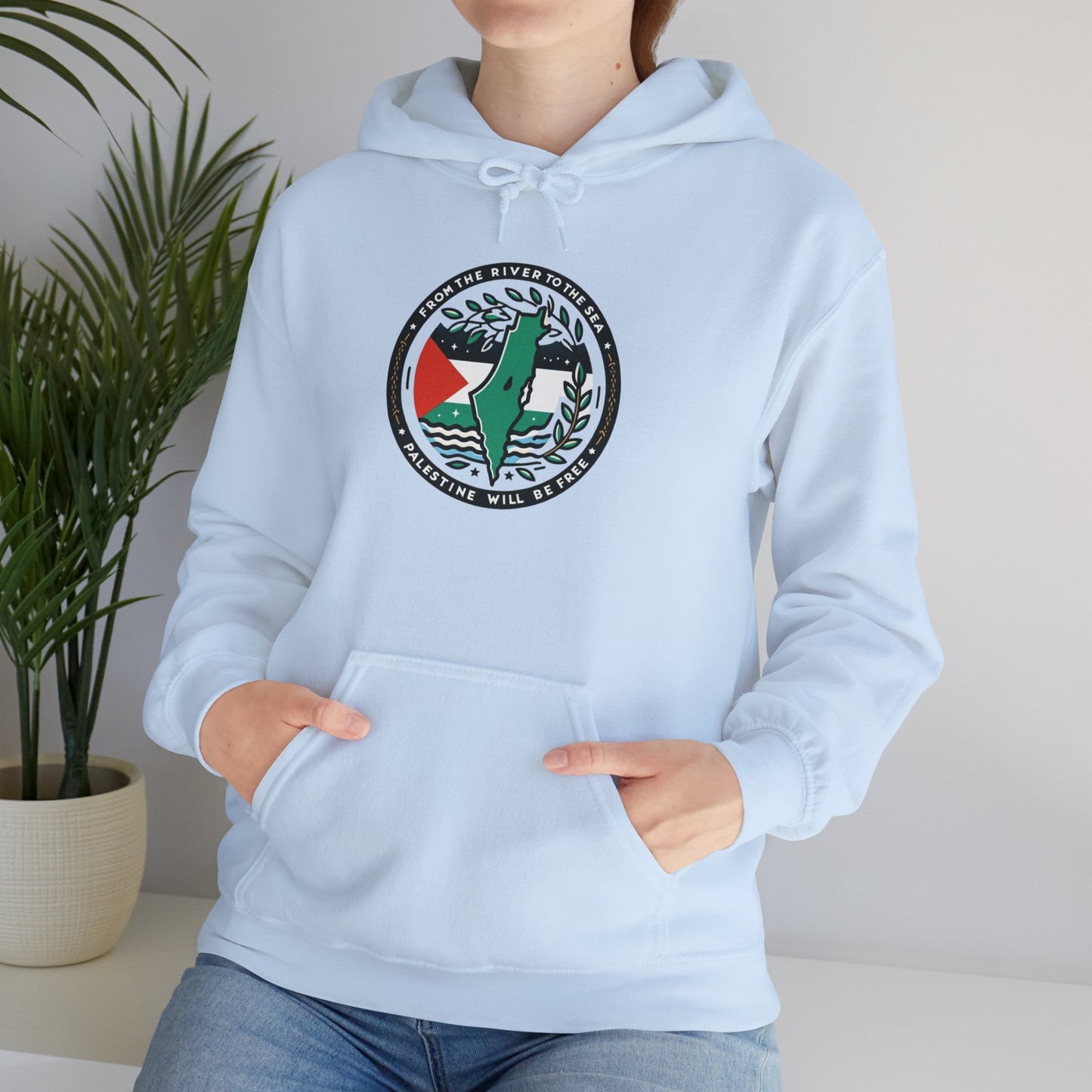 Olive Branch Outfits Logo Hoodie | Palestine Solidarity Apparel