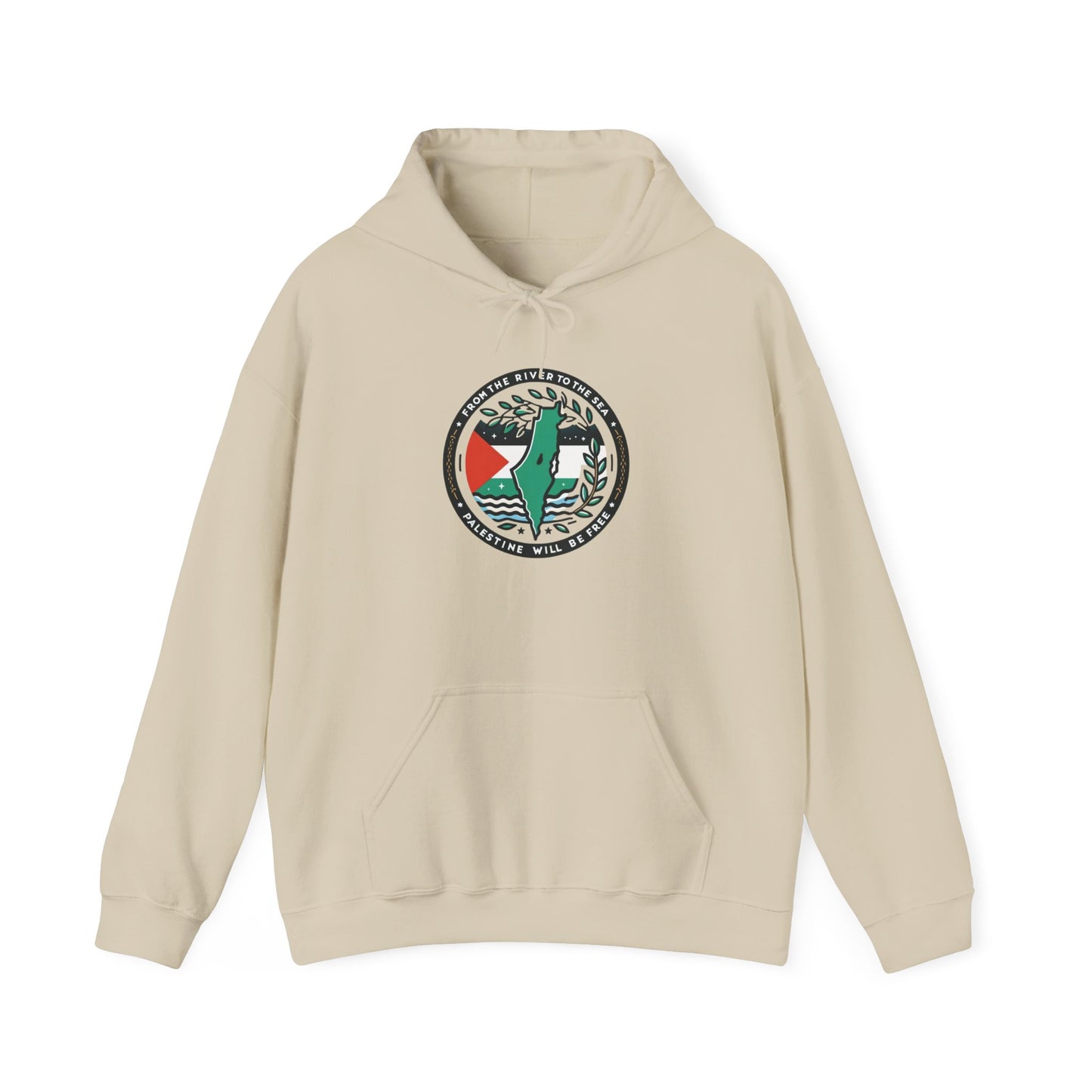 Olive Branch Outfits Logo Hoodie | Palestine Solidarity Apparel