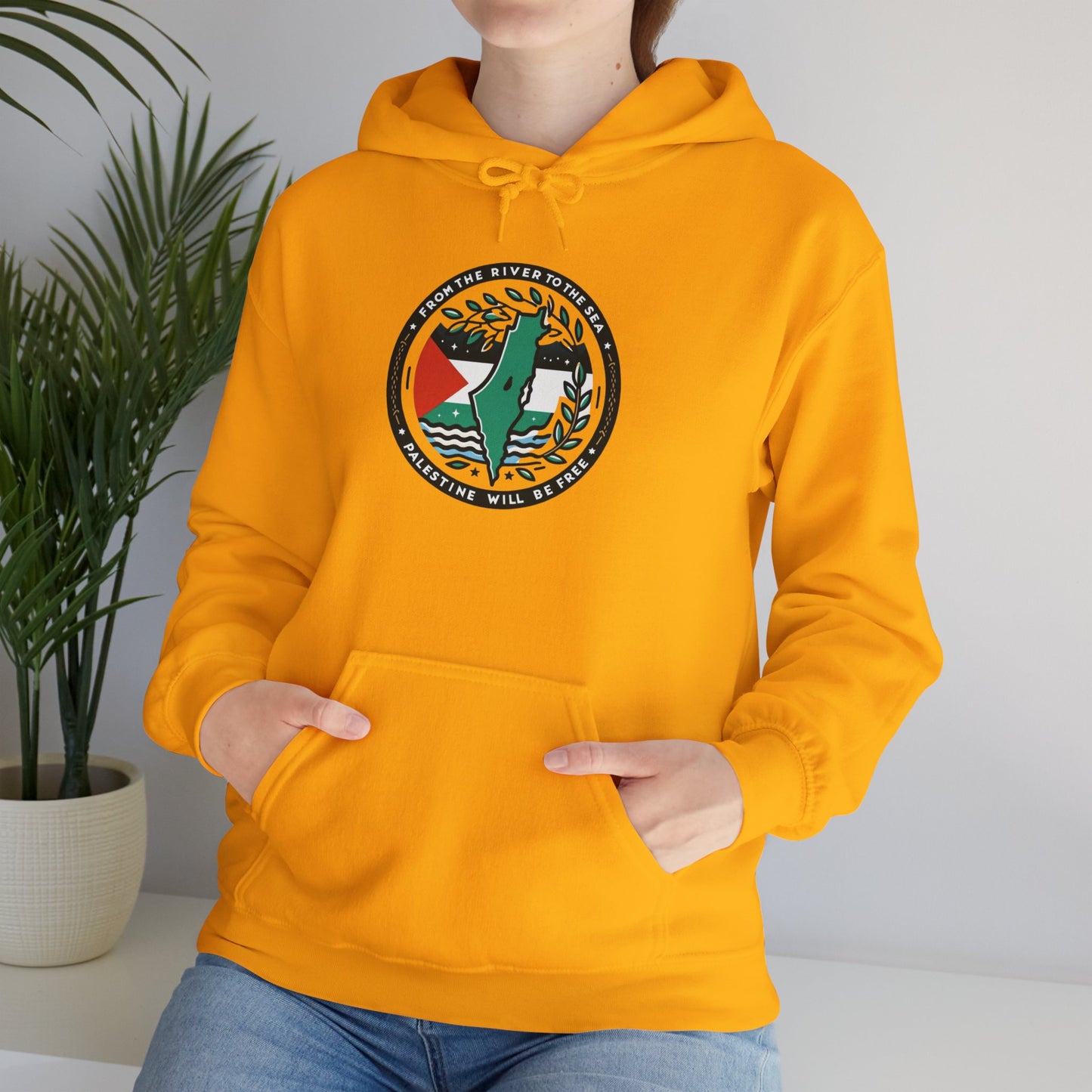 Olive Branch Outfits Logo Hoodie | Palestine Solidarity Apparel