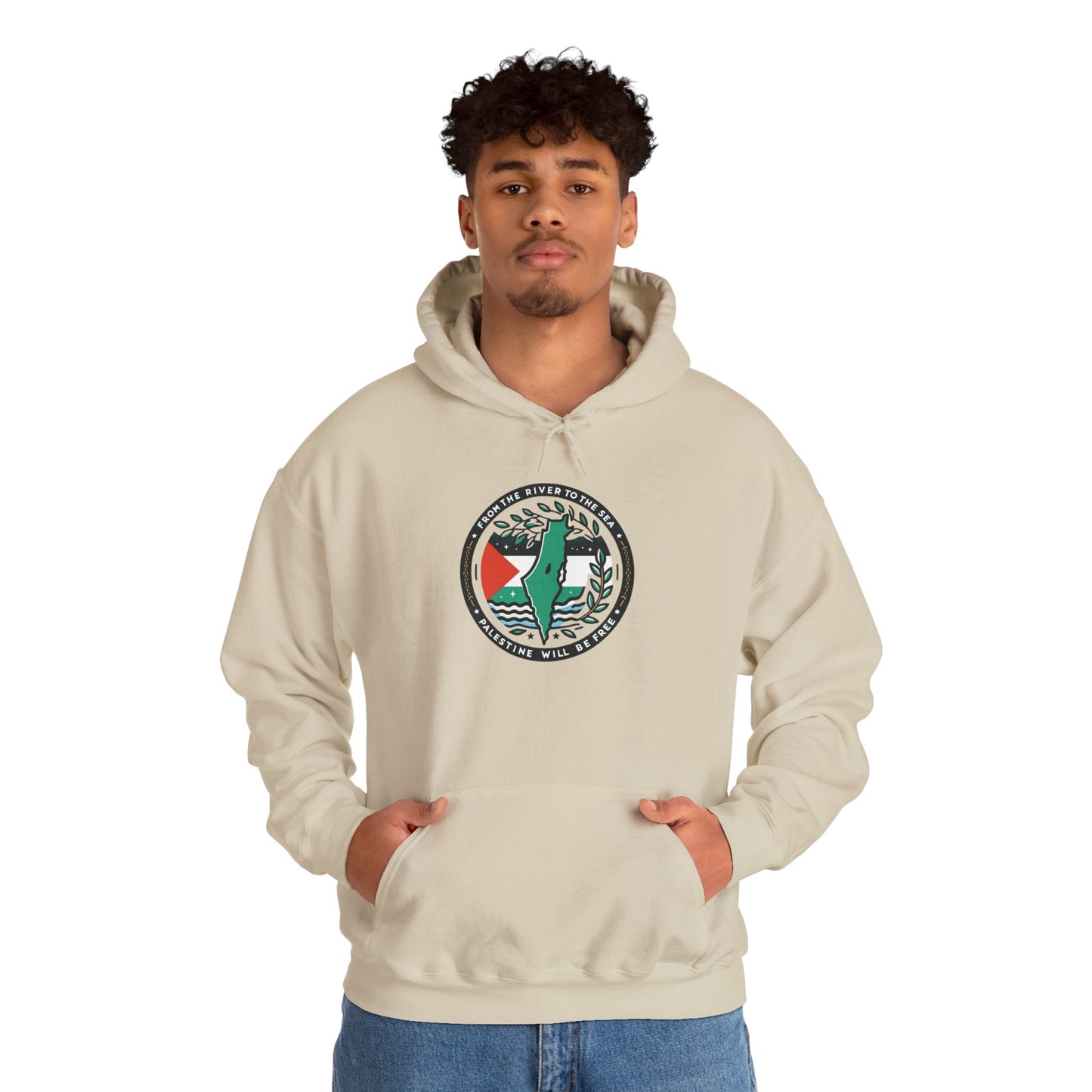 Olive Branch Outfits Logo Hoodie | Palestine Solidarity Apparel