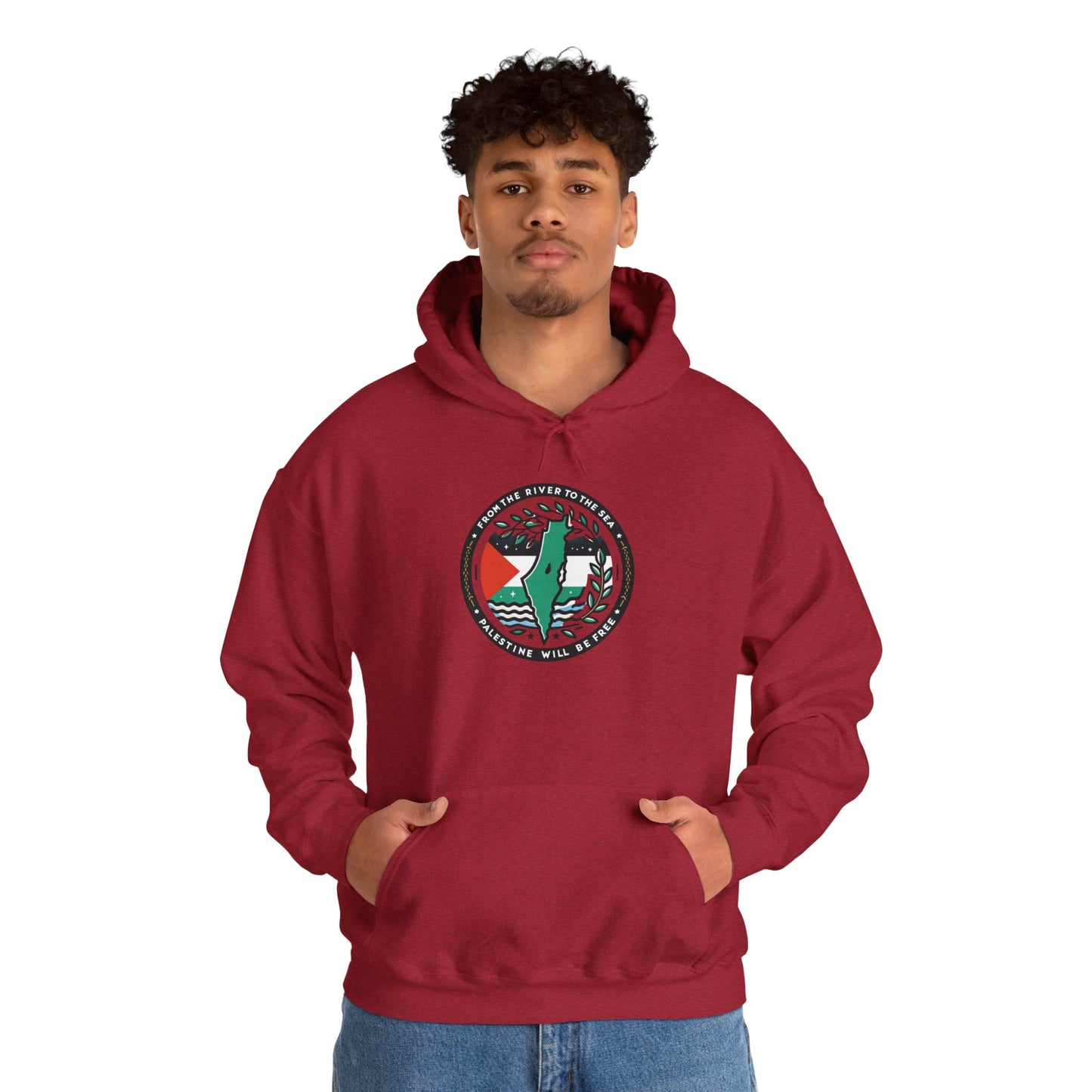 Olive Branch Outfits Logo Hoodie | Palestine Solidarity Apparel