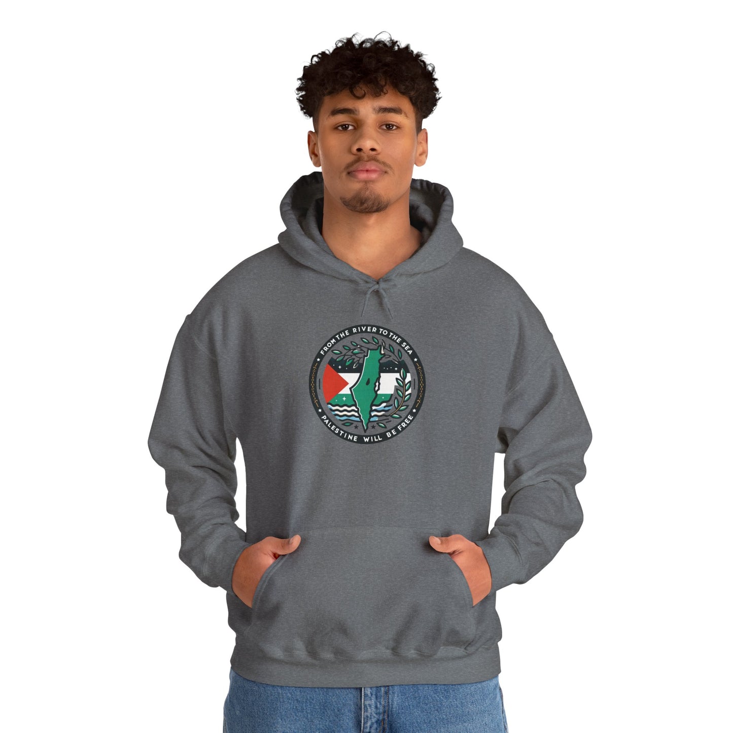 Olive Branch Outfits Logo Hoodie | Palestine Solidarity Apparel