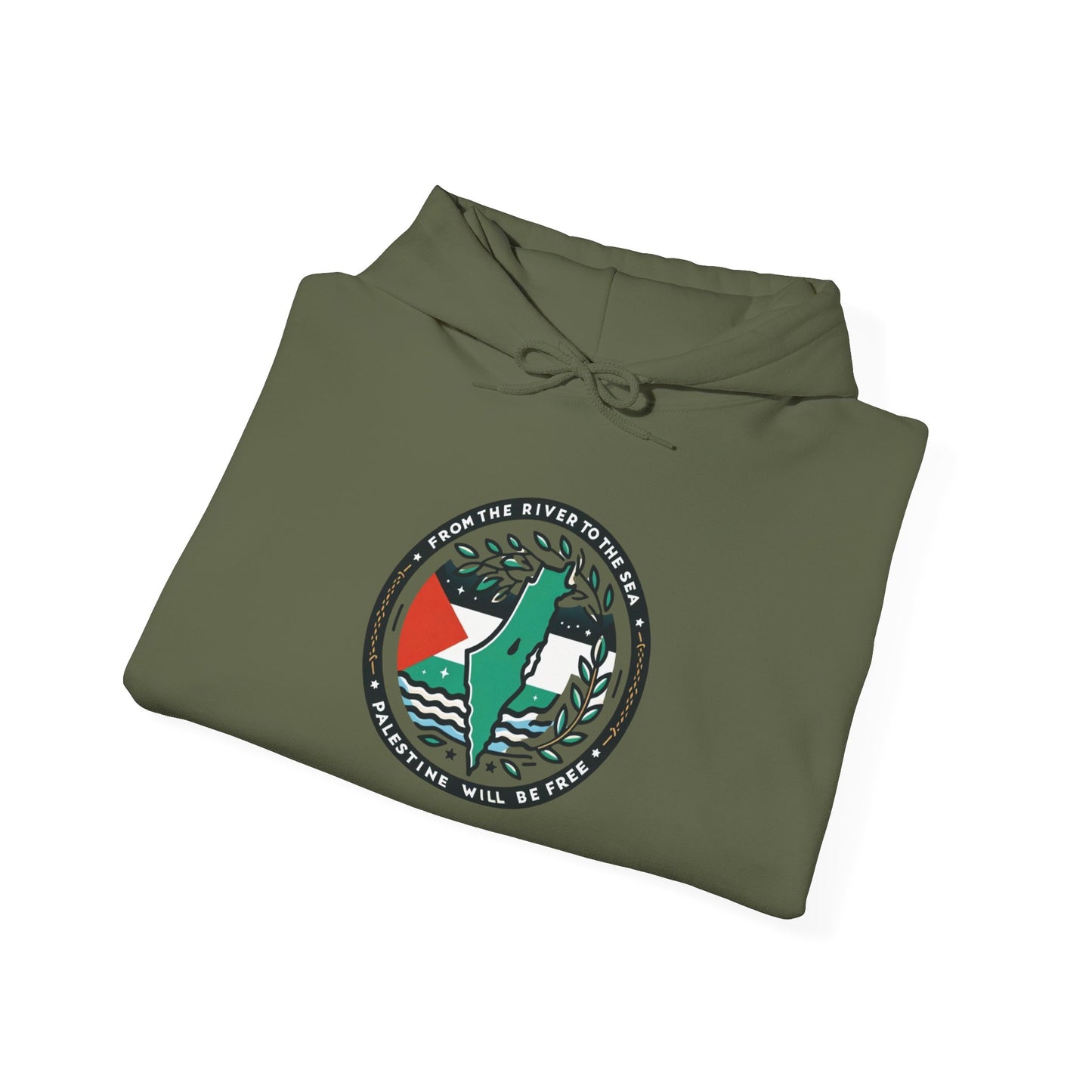 Olive Branch Outfits Logo Hoodie | Palestine Solidarity Apparel
