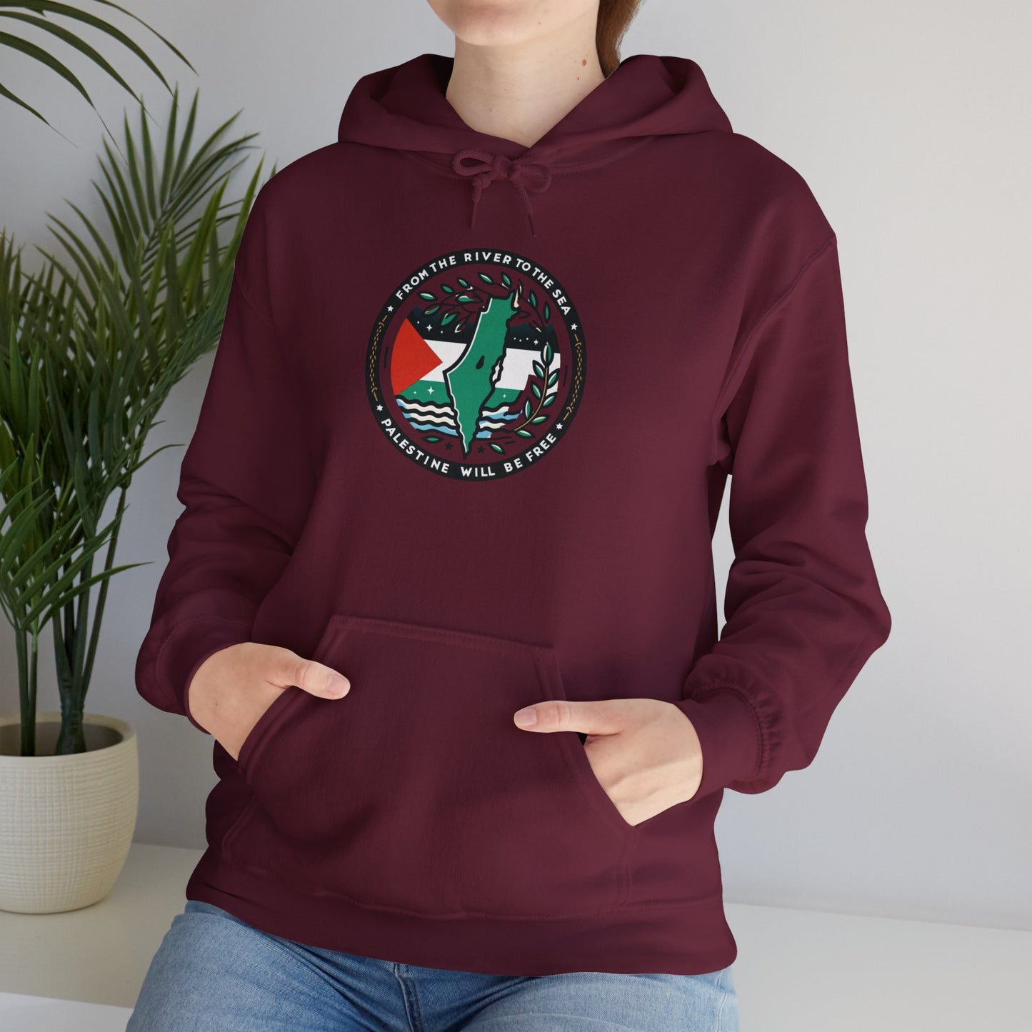 Olive Branch Outfits Logo Hoodie | Palestine Solidarity Apparel