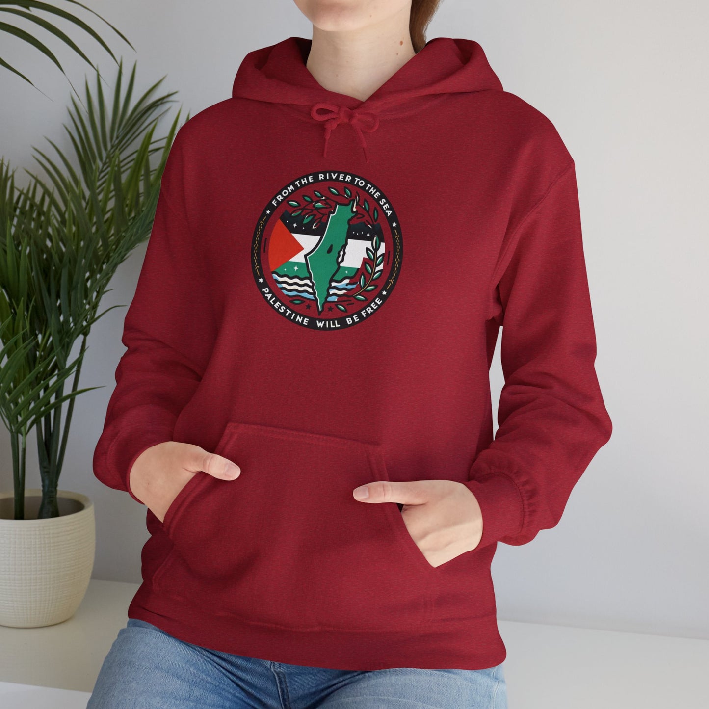 Olive Branch Outfits Logo Hoodie | Palestine Solidarity Apparel