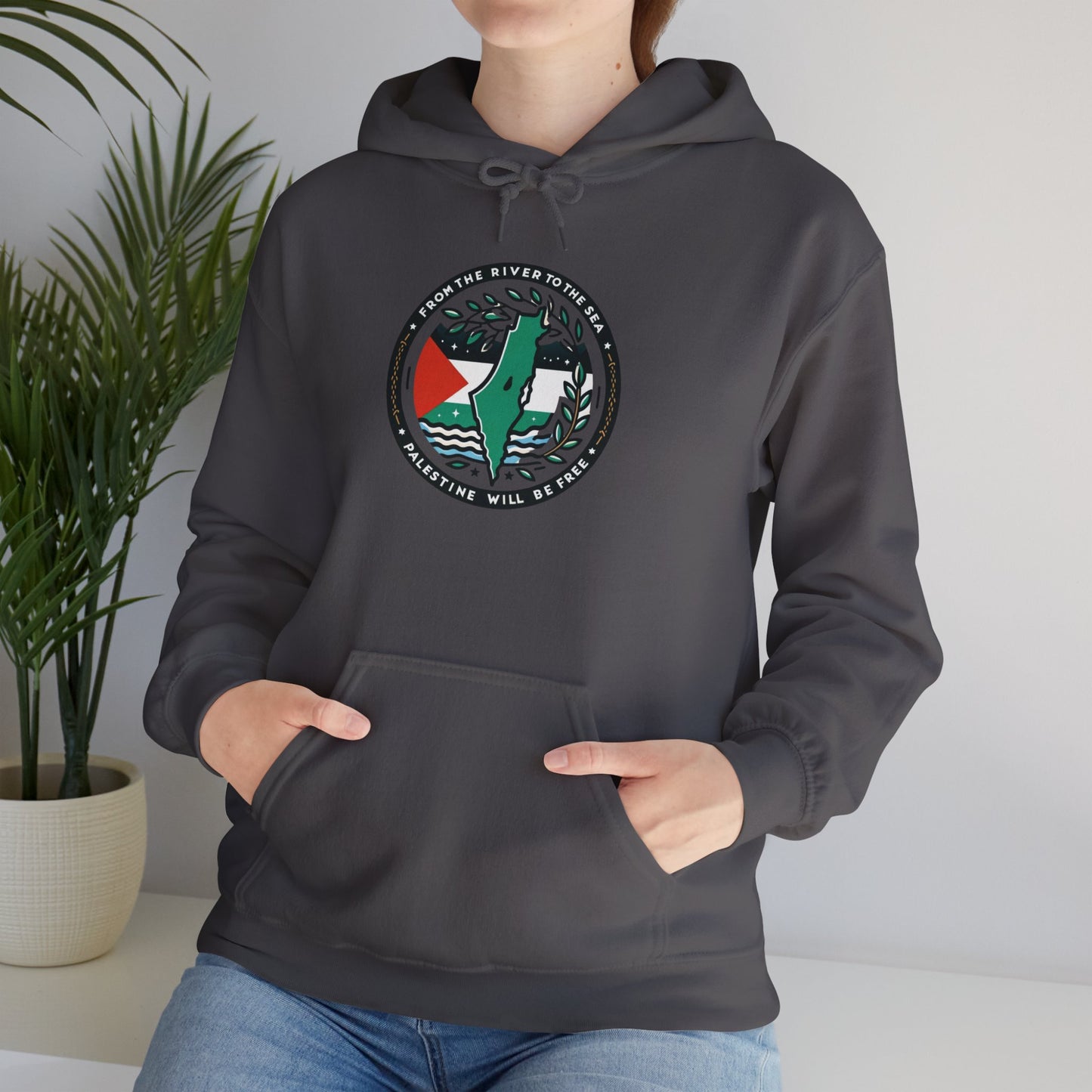 Olive Branch Outfits Logo Hoodie | Palestine Solidarity Apparel