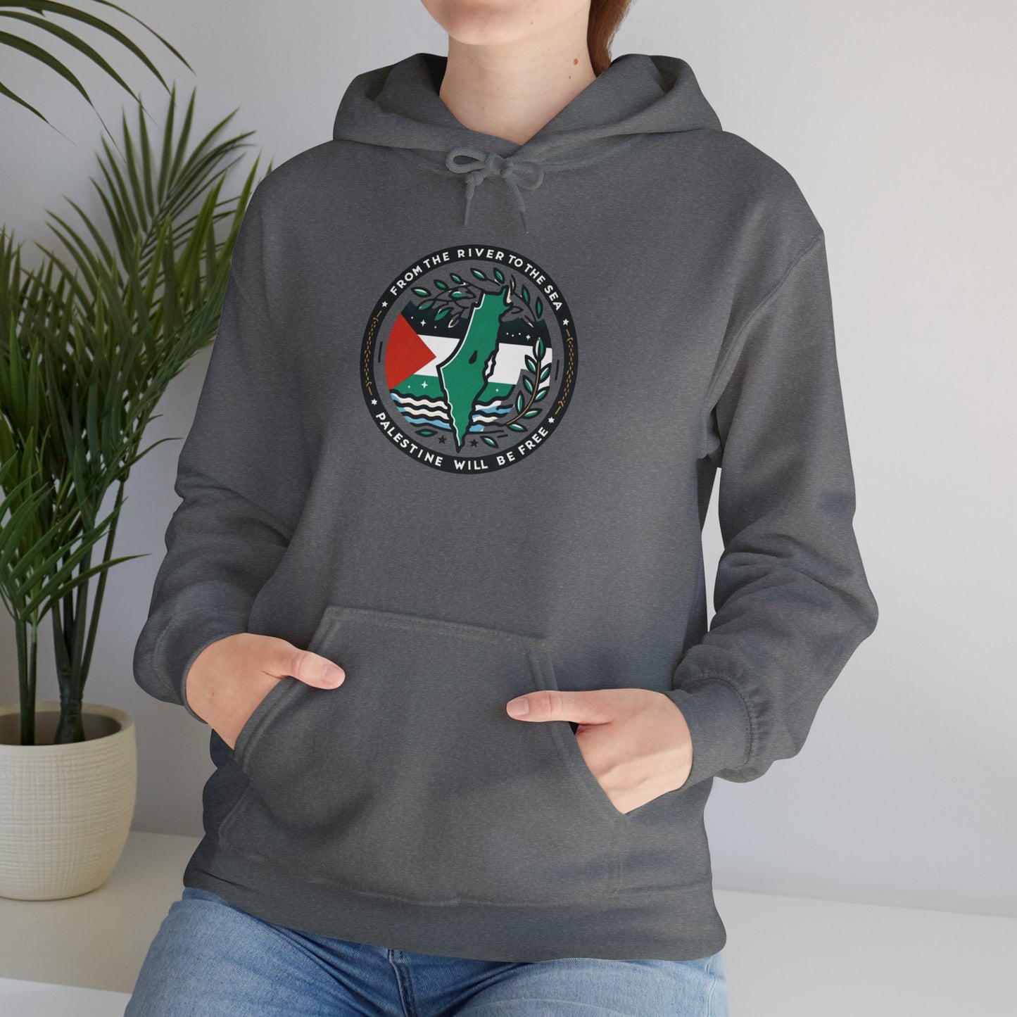 Olive Branch Outfits Logo Hoodie | Palestine Solidarity Apparel