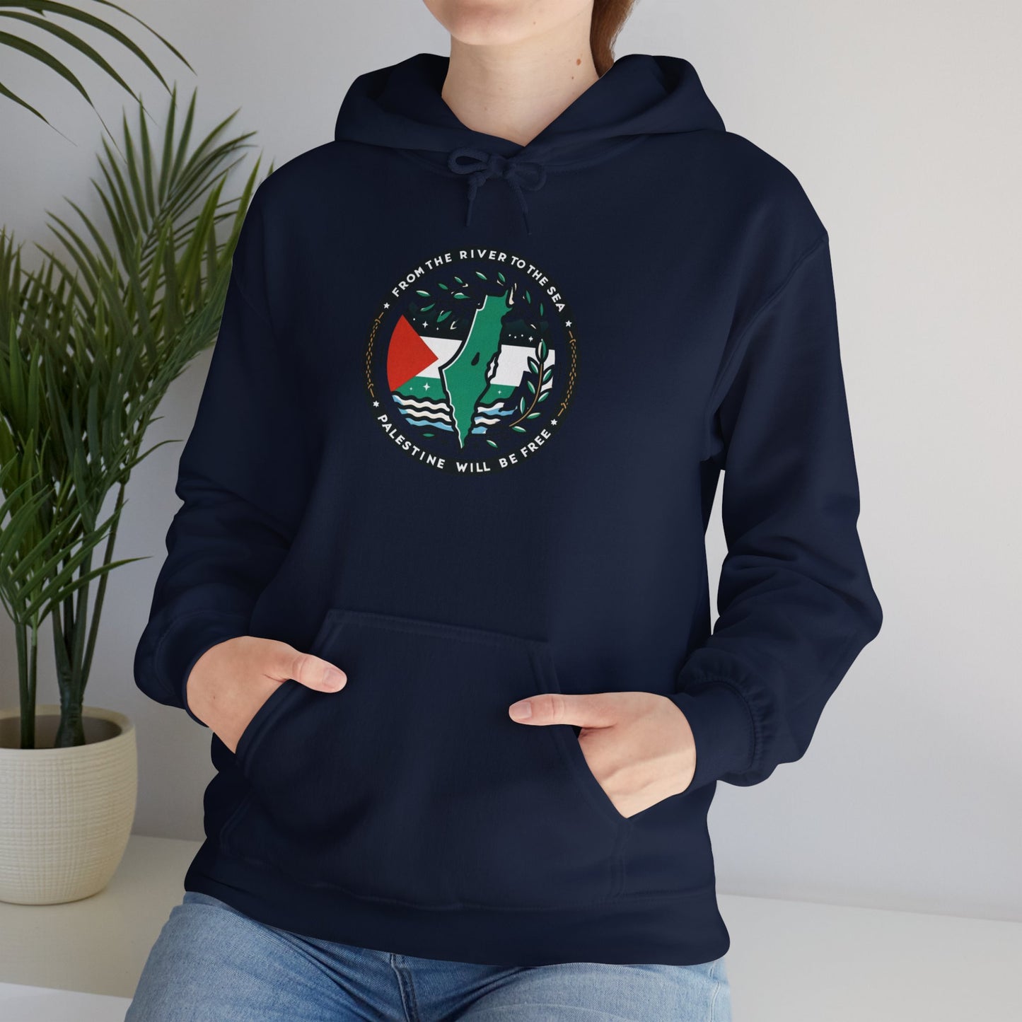 Olive Branch Outfits Logo Hoodie | Palestine Solidarity Apparel