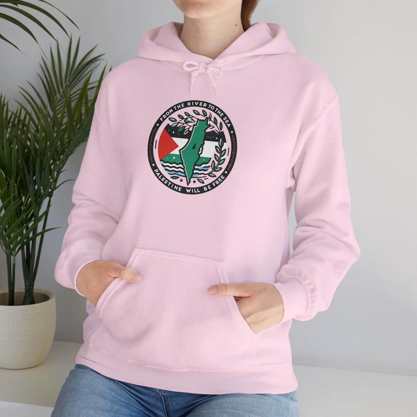 Olive Branch Outfits Logo Hoodie | Palestine Solidarity Apparel