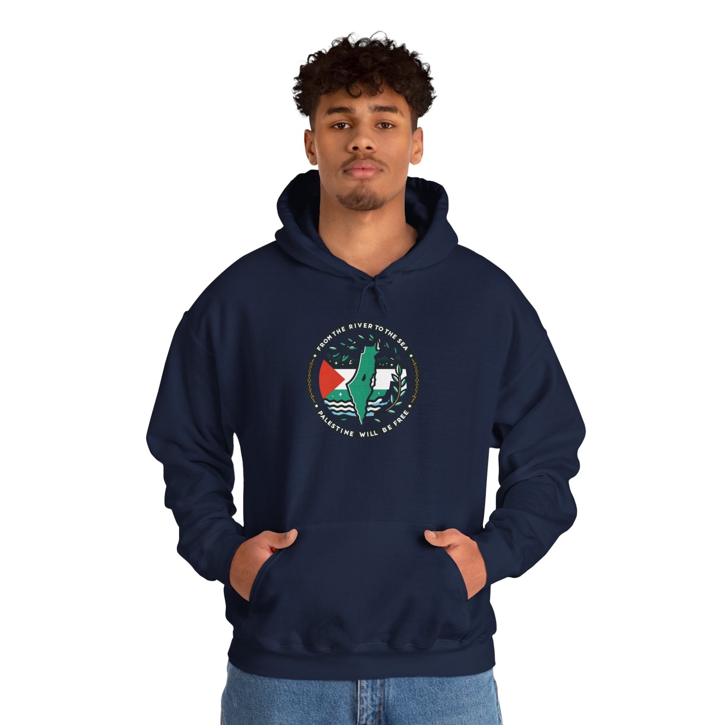 Olive Branch Outfits Logo Hoodie | Palestine Solidarity Apparel