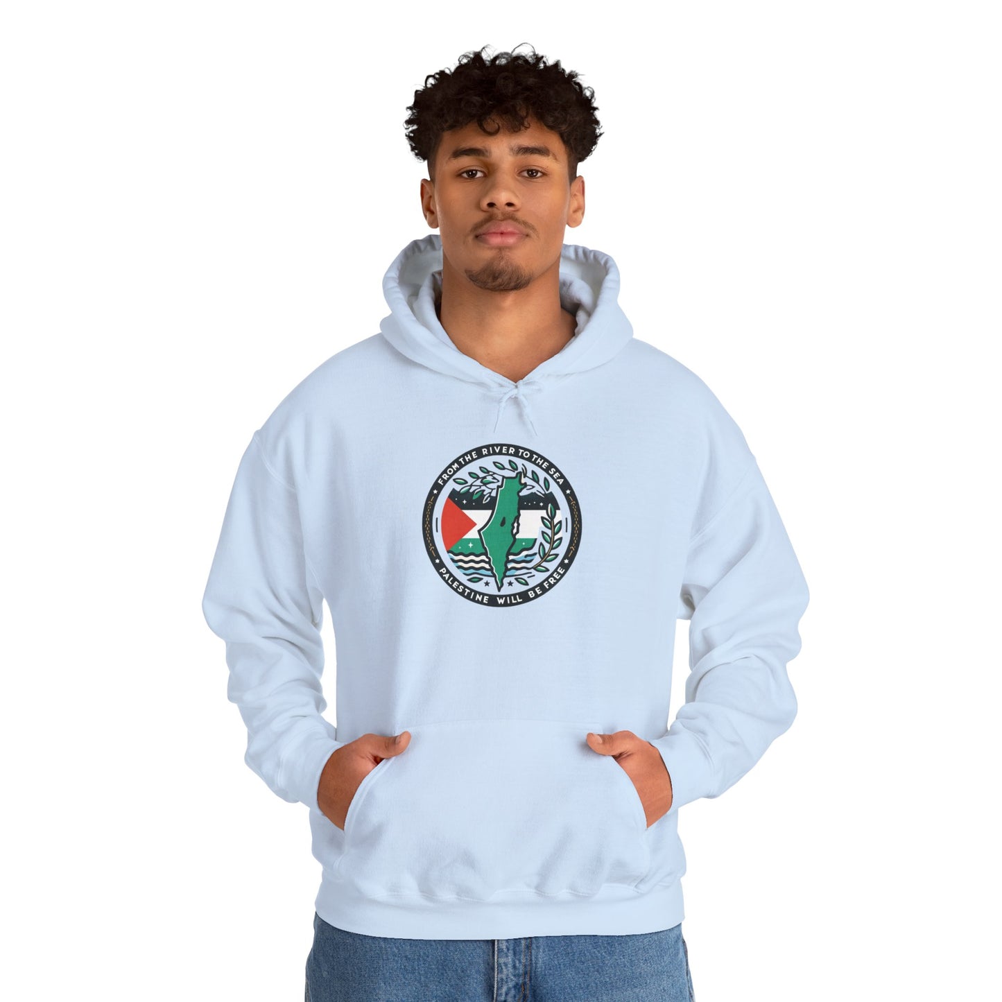 Olive Branch Outfits Logo Hoodie | Palestine Solidarity Apparel