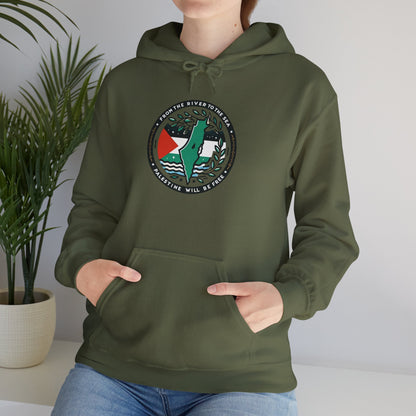 Olive Branch Outfits Logo Hoodie | Palestine Solidarity Apparel