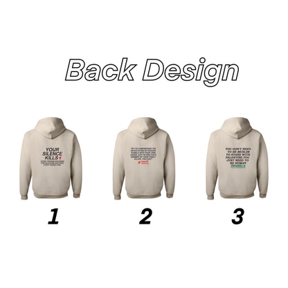 Embroidered "Dove of Peace Palestine" Symbolic Hoodie (Palestine Hoodie) (Free Palestine Hoodie)
